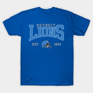 Retro Detroit Football T-Shirt